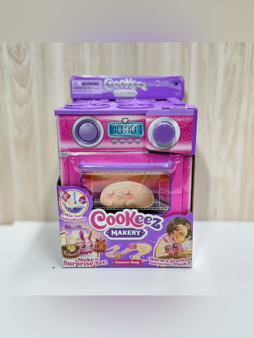 Makery Kids Play Oven - Pink & Purple Interactive Baking Set